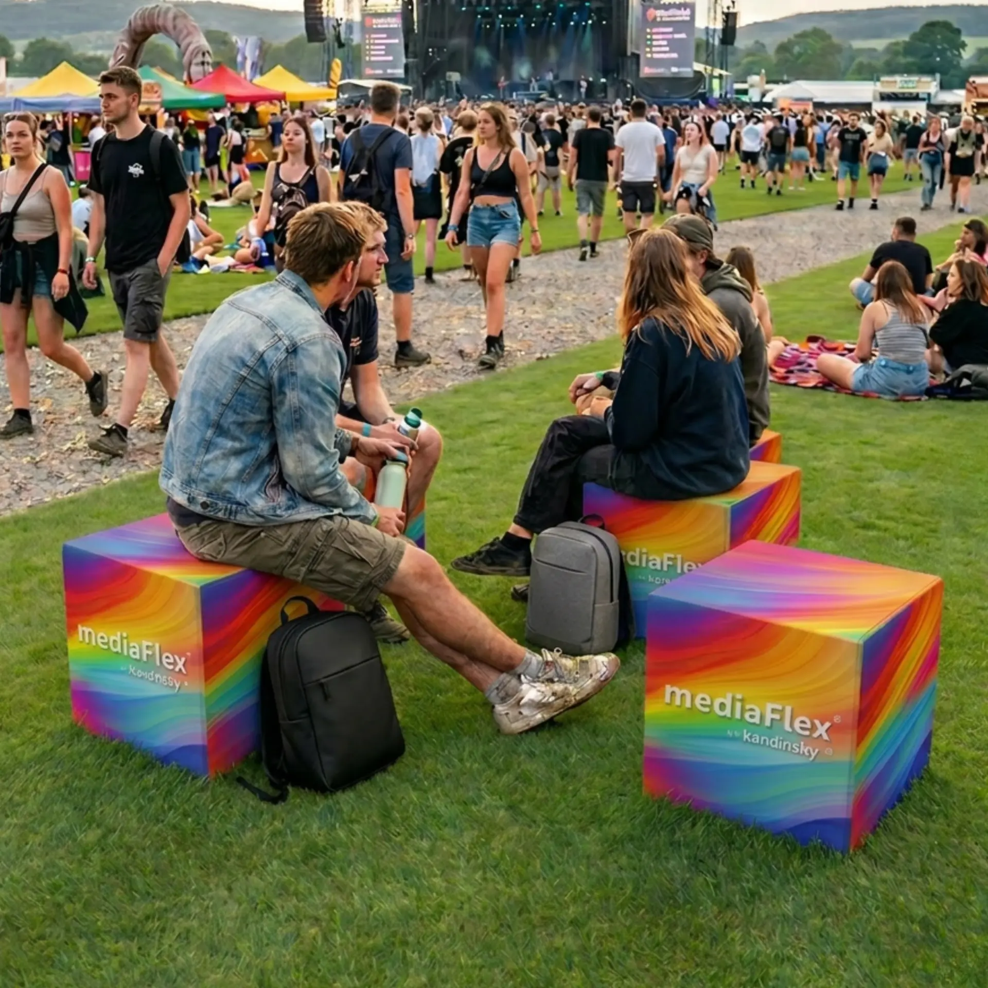 Cubes publicitaires