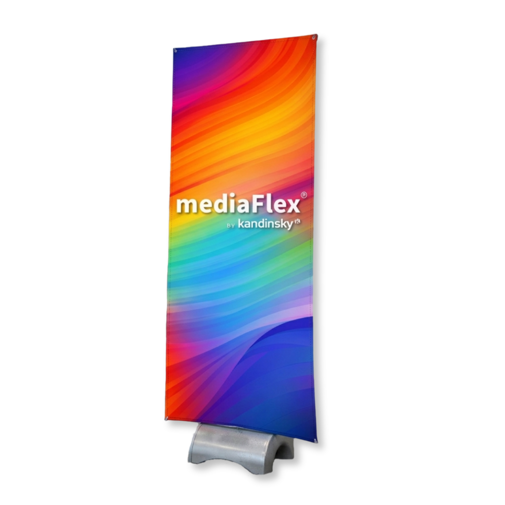 Bannière outdoor personnalisable en fibre de verre