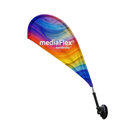 Drapeau ventouse en forme de goutte avec personnalisation