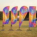 Drapeaux Beachflags pour festivals